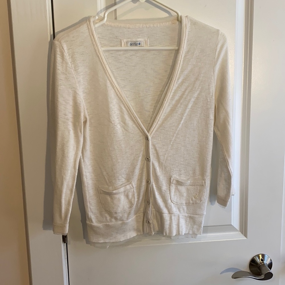 Aerie 3/4 Sleeve Cardigan Size M